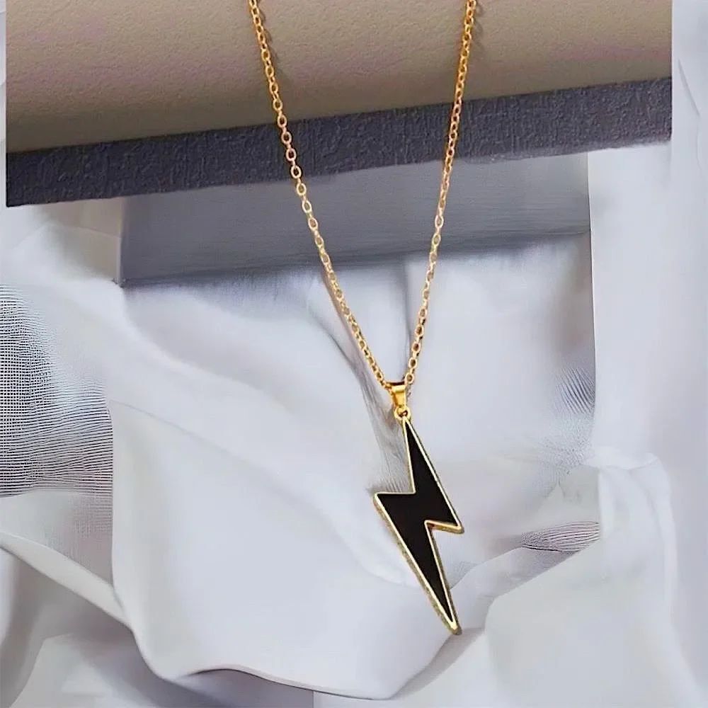 Throwback Lighting Bolt  Necklace l New
